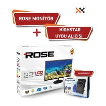 22" 55 Ekran Karavan - Tekne - Yat Lcd Monitör Tv Ve Highstar Dahili Wifili Uydu Alıcısı