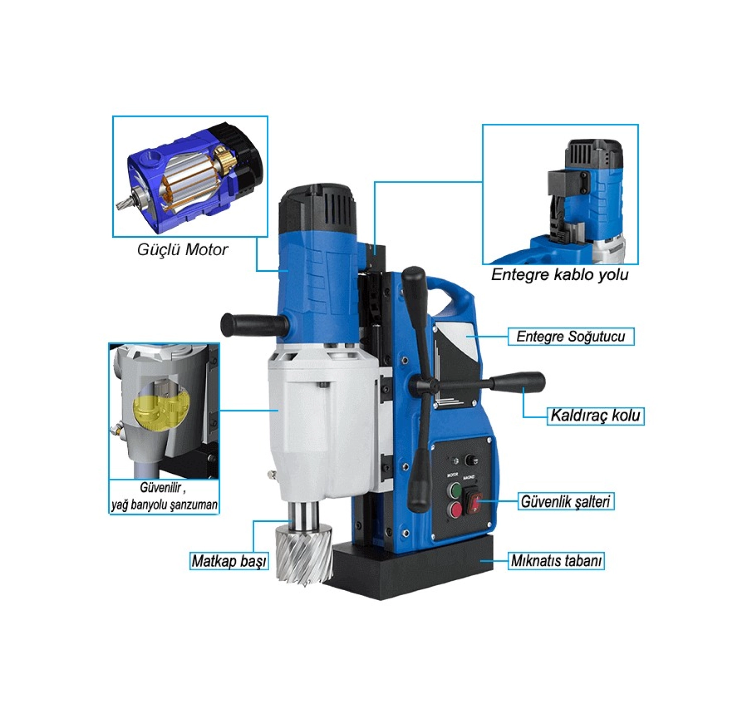 3Keego Smd 75B Manyetik Matkap - Görsel 2