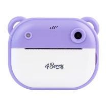 4Berry C10 Çocuk Kamerası – Hd Ekranlı, Termal Etiket Ve Fotoğraf Baskı, Mor