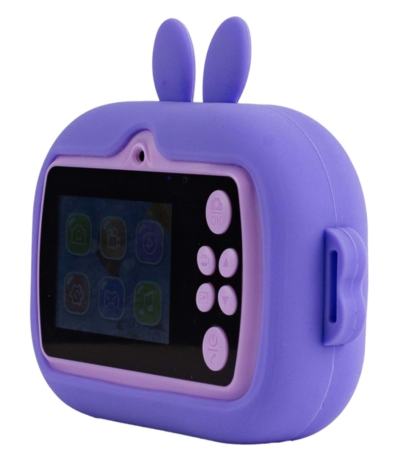 4Berry Q7 Taşınabilir Fotoğraf Yazıcı Ve Kamera Bunny Mor - Görsel 5