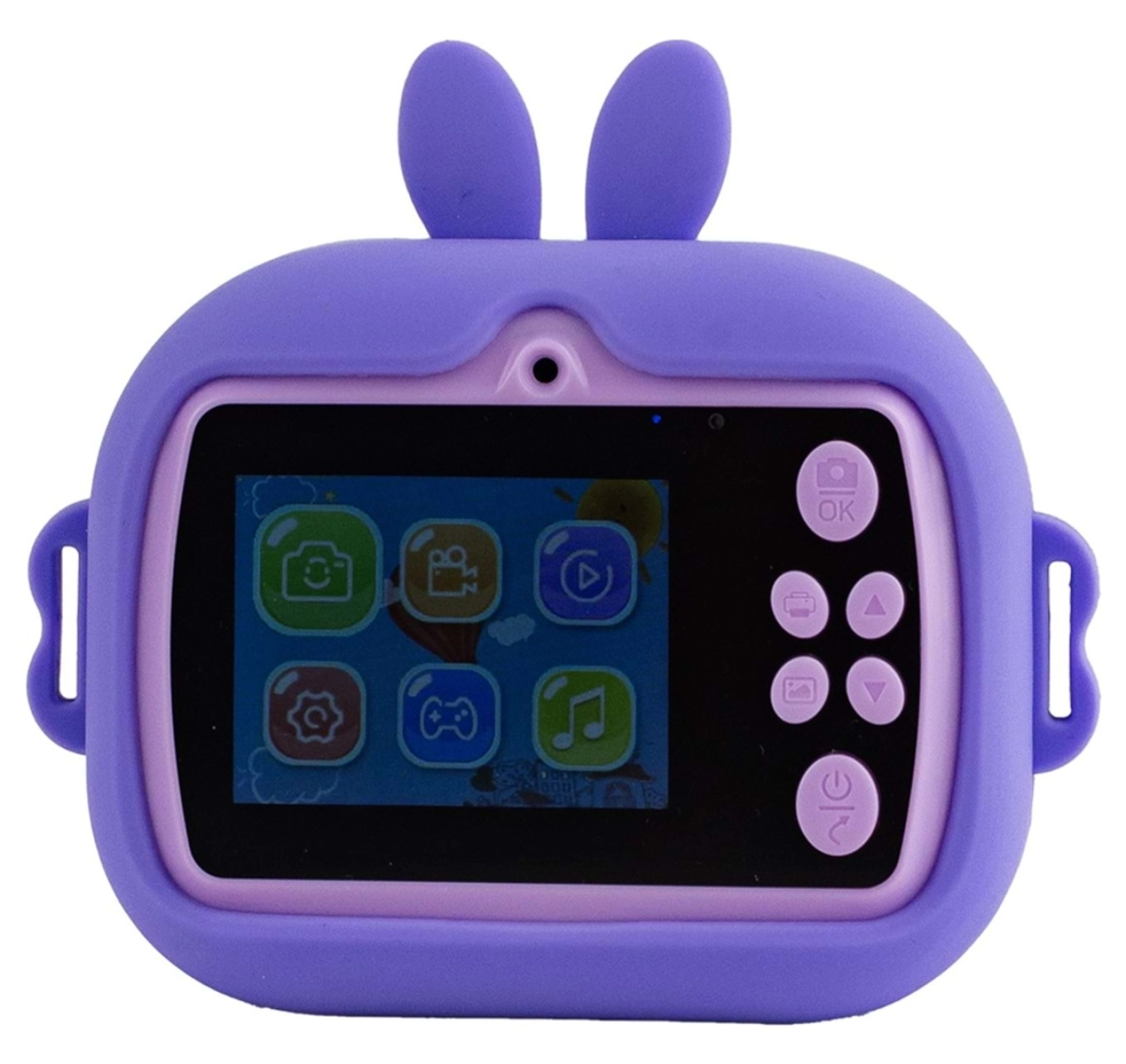 4Berry Q7 Taşınabilir Fotoğraf Yazıcı Ve Kamera Bunny Mor - Görsel 2