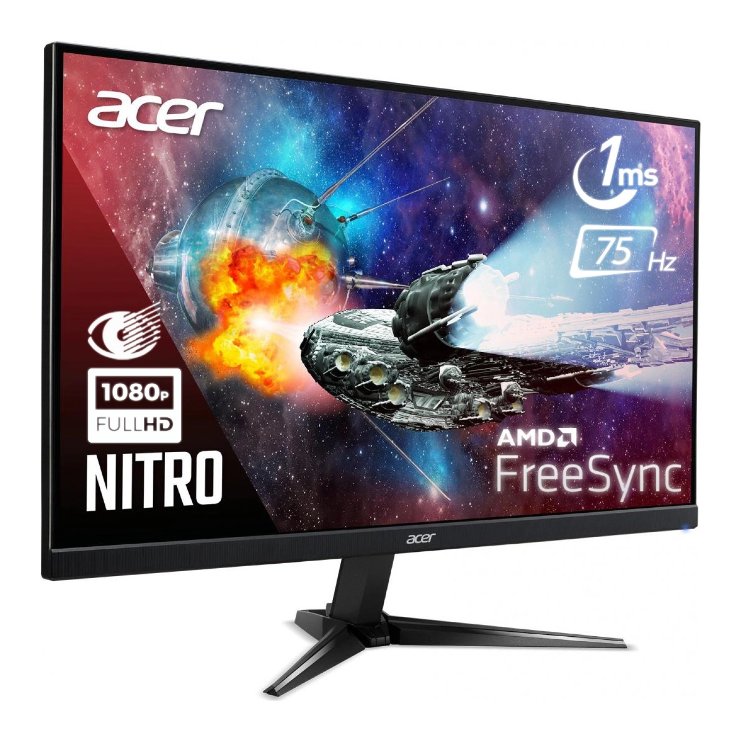 Acer Nitro Qg241Ybii 75Hz 23.8" 1Ms (Analog+Hdmi) Freesync Full Hd Monitör - Görsel 3