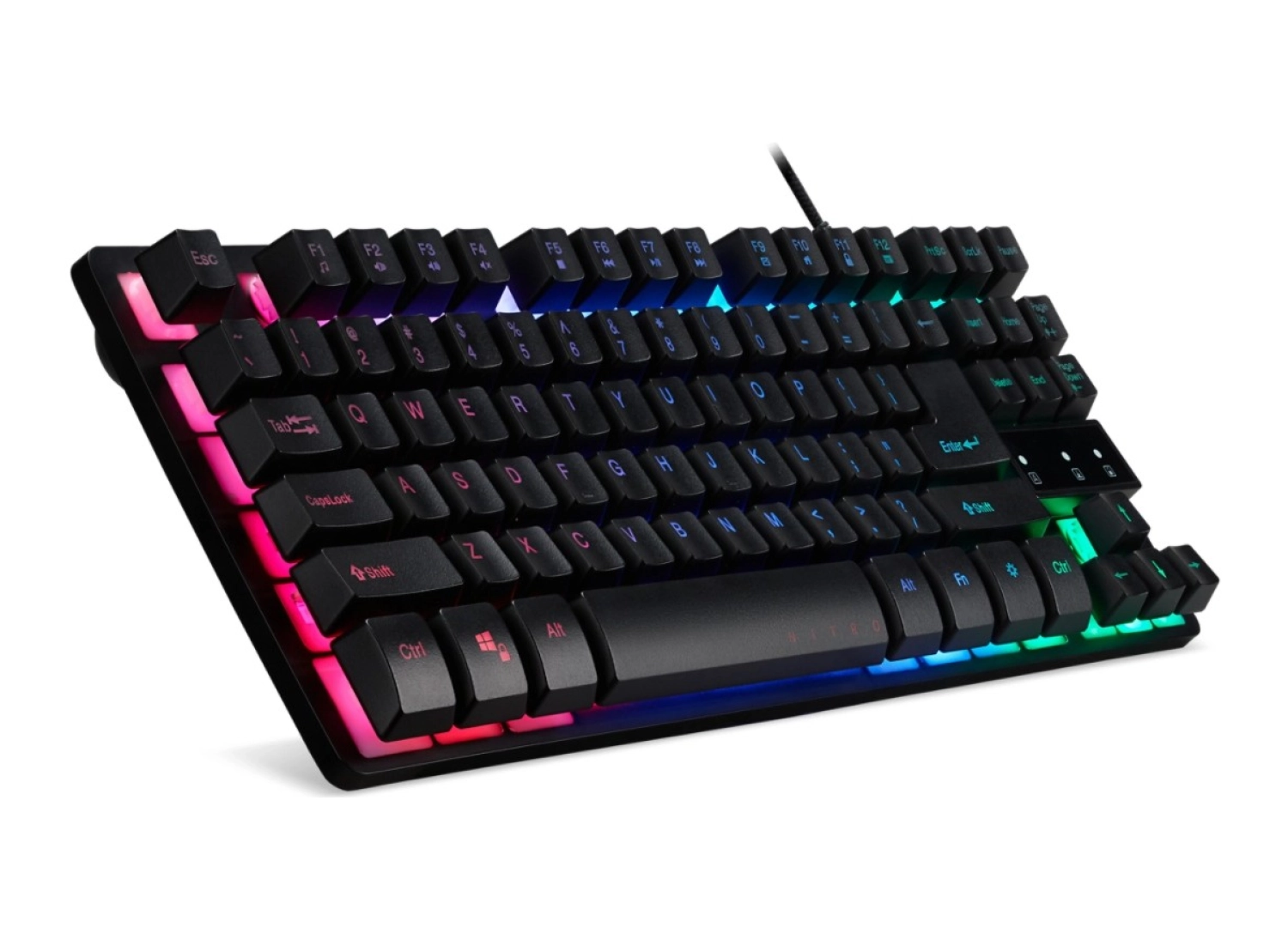 Acer Nitro Tkl Mekanik Rainbow Klavye Siyah Gp.kbd11.02R - Görsel 3