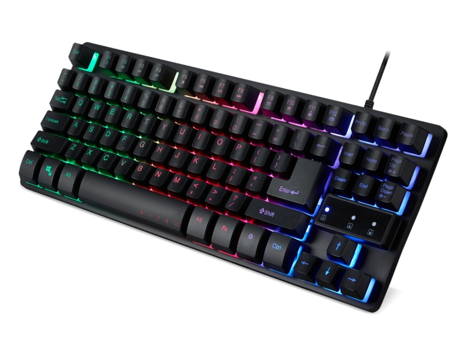 Acer Nitro Tkl Mekanik Rainbow Klavye Siyah Gp.kbd11.02R - Görsel 4