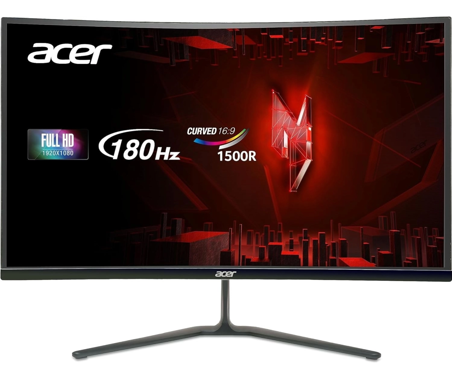 Acer Nitro Um.he0Ee.302 27" 1080P 180 Hz 1 Ms Kıvrımlı Oyuncu Monitör ürün görseli