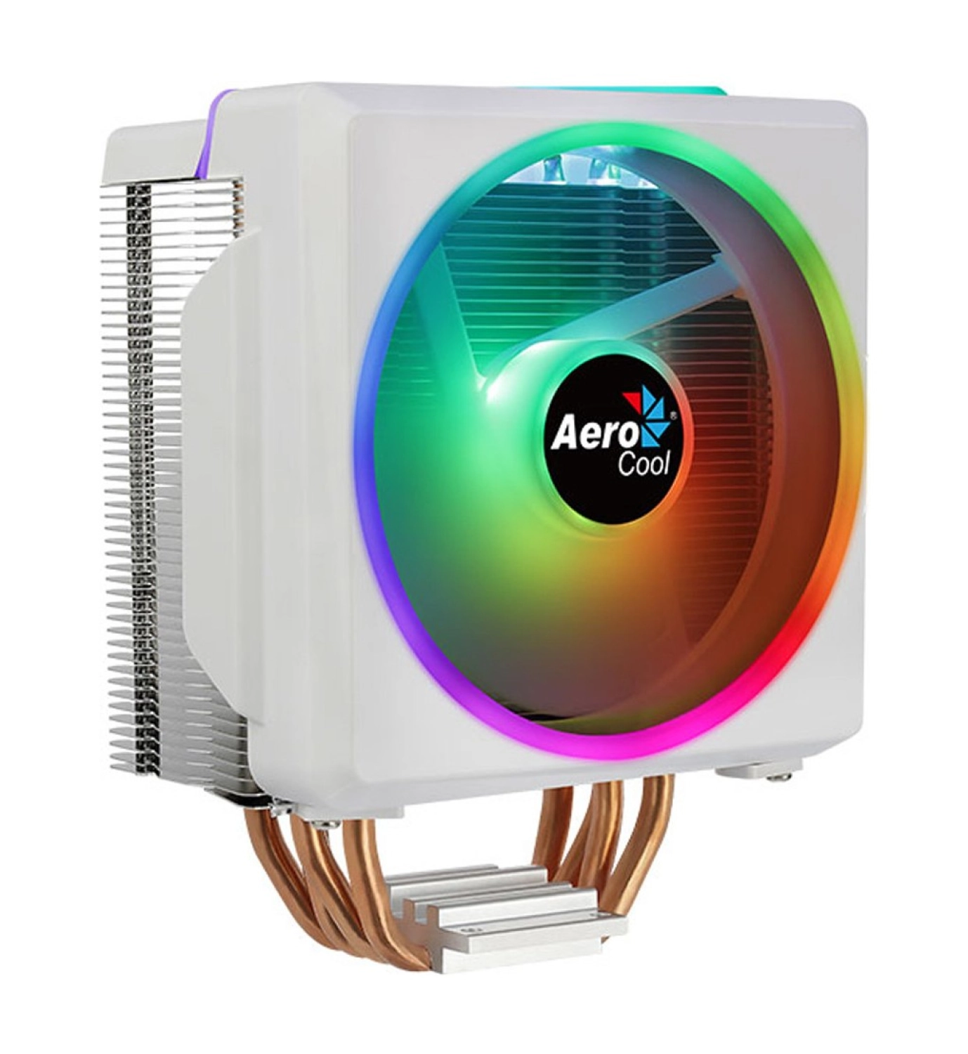 Aero Cool Ae-Cc-Cyln4F-W Cylon 4F Beyaz 12Cm Argb Şeffaf Fan Işlemci Soğutucu ürün görseli