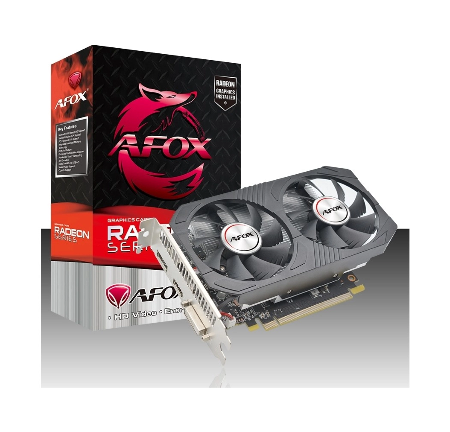 Afox Afrx550-4096D5H5-V6 Rx550 4Gb Ddr5 128Bit - Görsel 2