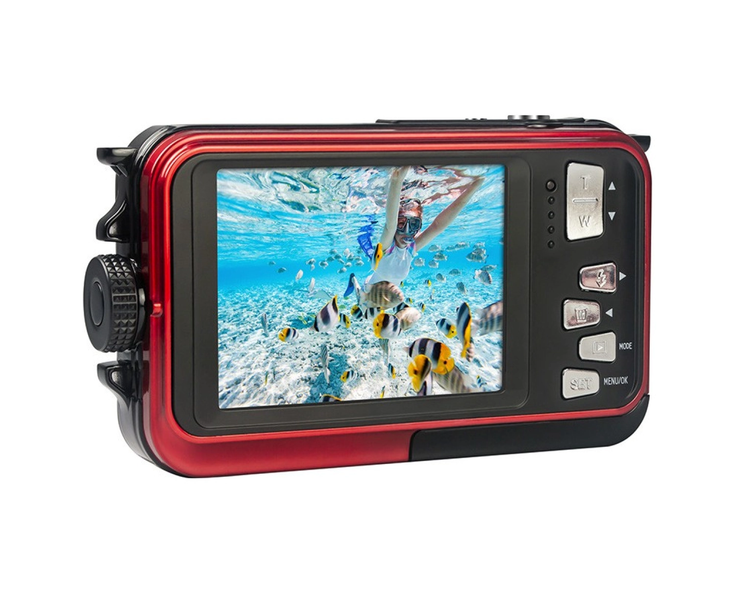 Agfaphoto Realishot Wp8000 Su Altı Fotoğraf Makinesi-Kırmızı - Görsel 3