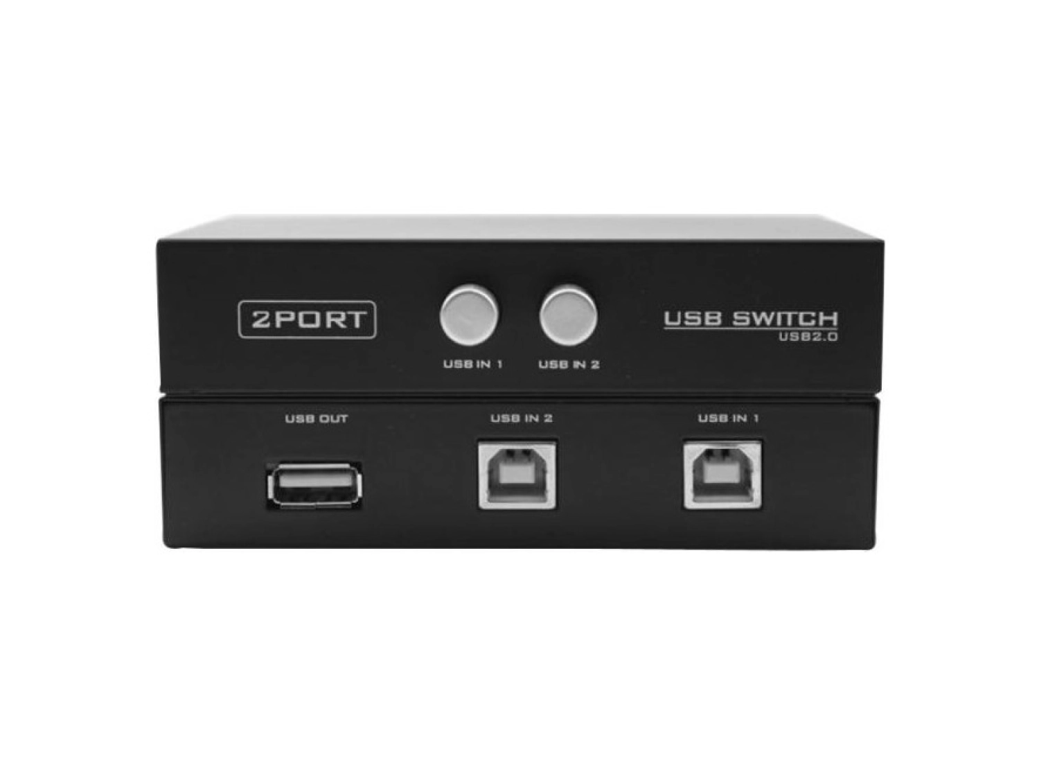Alfais 5020 2 Port Yazıcı Printer Usb Çoklayıcı Switch Splitter Hub - Görsel 3