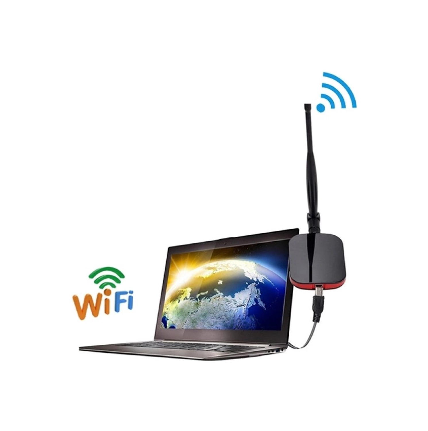 Ally N9000 5Db 300Mbps Wireless Adaptor 8192Fu Usb Wifi Alıcısı Al-33252 - Görsel 2