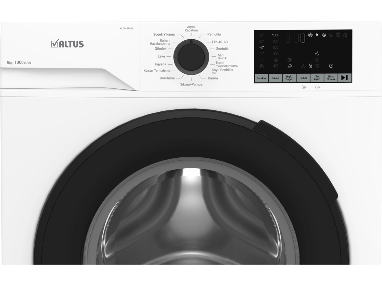 Altus Çamaşır Makinesi Al 91050 R 9 Kg 1000 Devir - Görsel 3