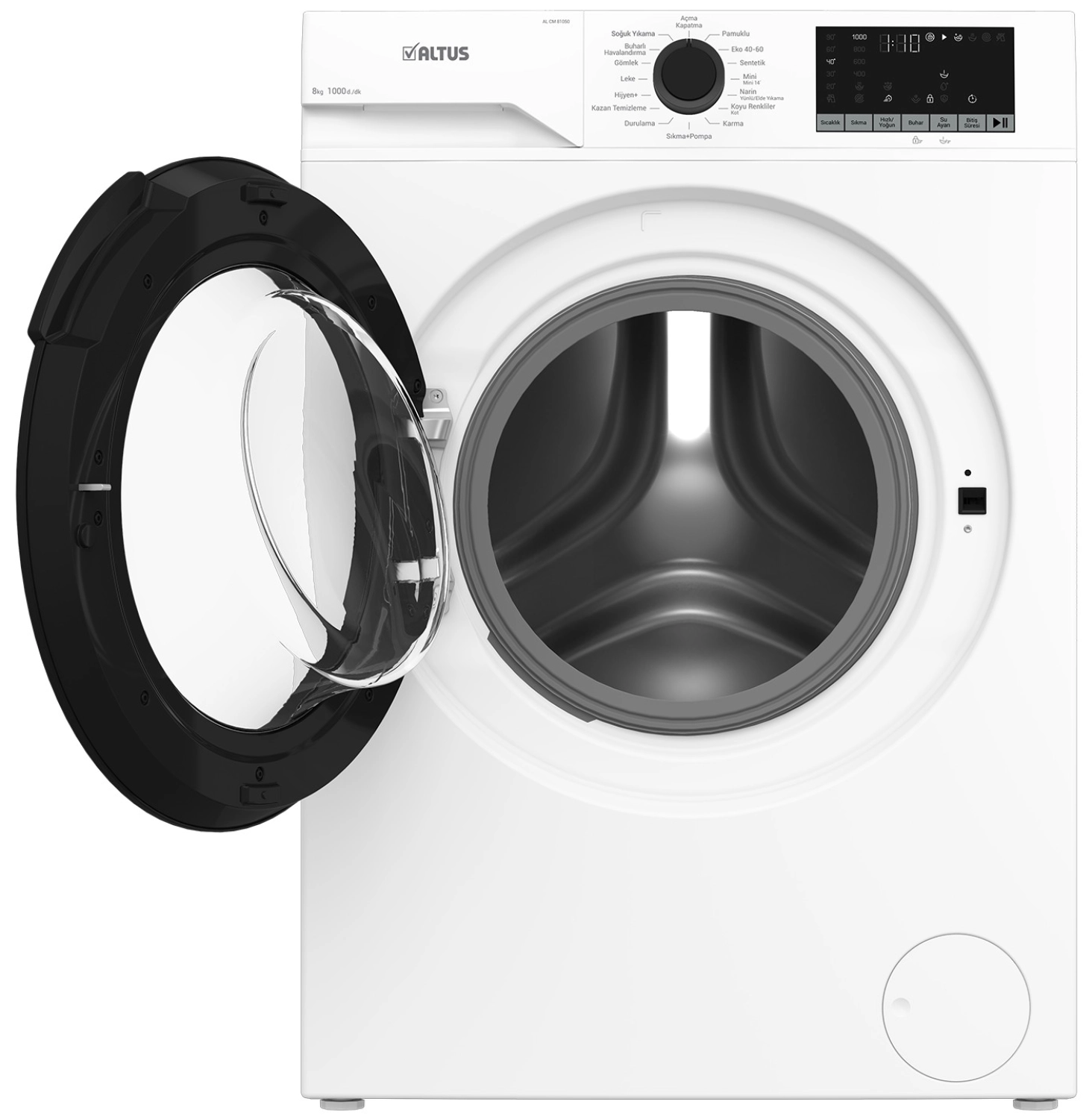 Altus Çamaşır Makinesi Al Cm 81050 8 Kg Beyaz - Görsel 3
