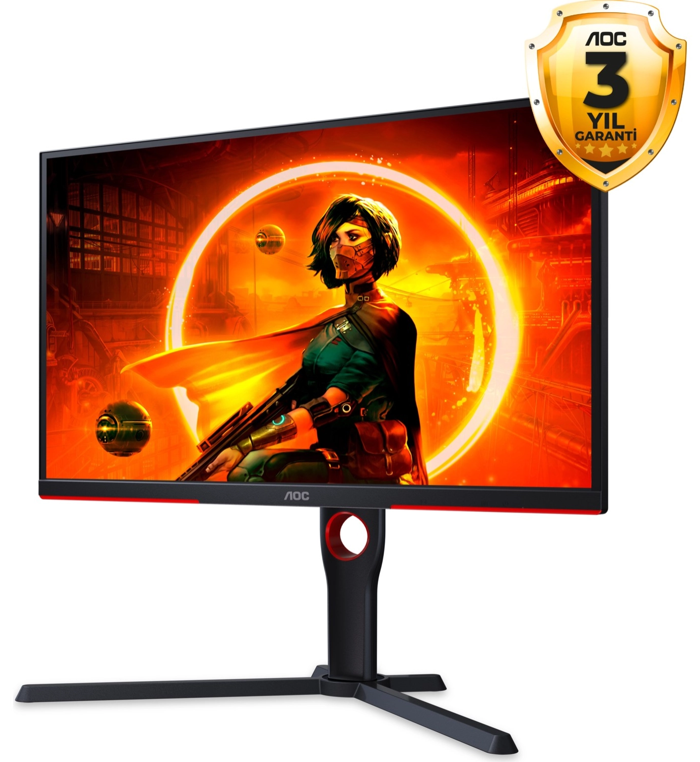Aoc 25G3Zm 24.5" 0.5 Ms Full Hd Pivot 240 Hz Oyuncu Monitörü - Görsel 5