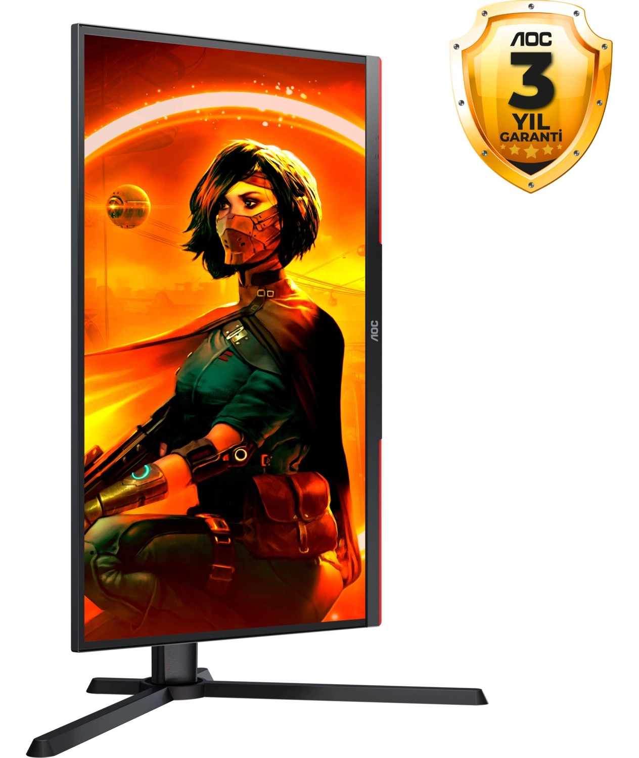 Aoc 25G3Zm 24.5" 0.5 Ms Full Hd Pivot 240 Hz Oyuncu Monitörü - Görsel 12