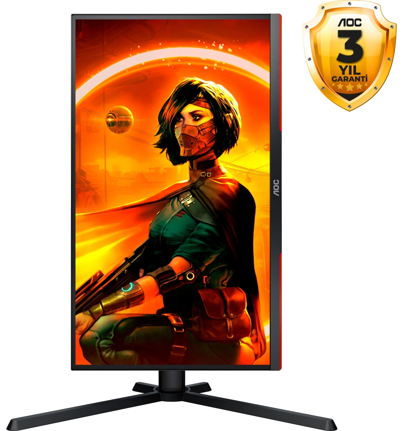 Aoc 25G3Zm 24.5" 0.5 Ms Full Hd Pivot 240 Hz Oyuncu Monitörü - Görsel 6