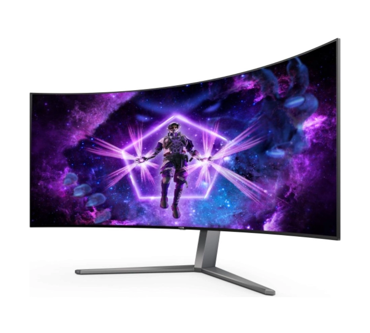 Aoc Agon Pro Ag456Uczd 44.5\" 240Hz 0.03Ms Hdmi Dp Usb-C 3.2 Freesync Premium G-Sync Hdr10 Wqhd Oled Curved 800R Gaming Monitör - Görsel 3