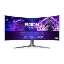 Aoc Agon Pro Ag456Uczd 44.5\" 240Hz 0.03Ms Hdmi Dp Usb-C 3.2 Freesync Premium G-Sync Hdr10 Wqhd Oled Curved 800R Gaming Monitör