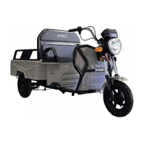 Apec Apt4 3 Teker. Moped Koyu Metalık Grı