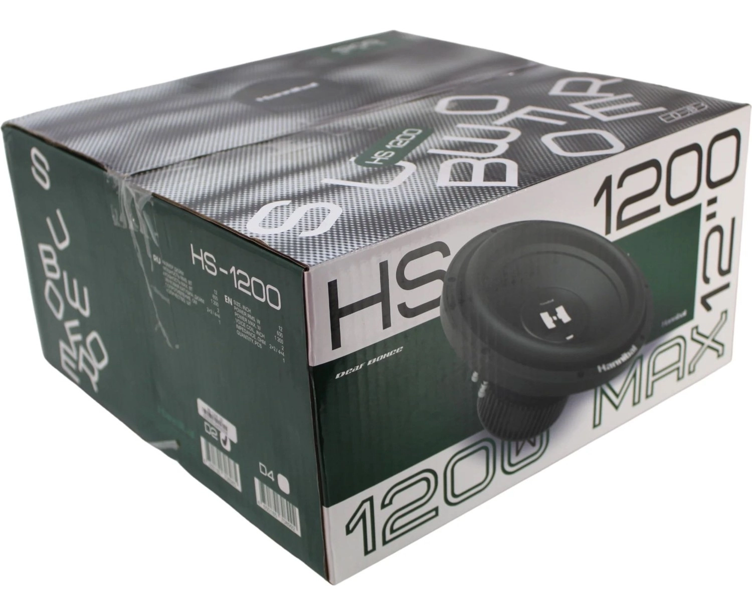 Apocalypse Deaf Bonce Hannibal Hs-1200 D2/D4 30 Cm 1200W 600Rms Spl Subwoofer - Görsel 4