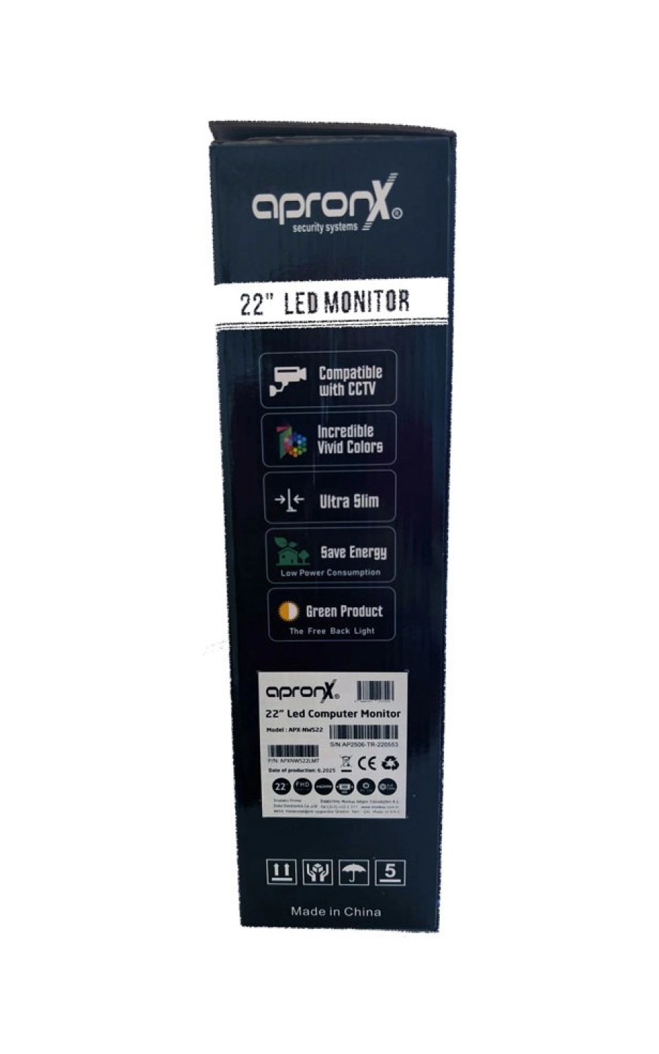 Apronx Apx-Nws22 22" Led 1080P Monitör - Görsel 3