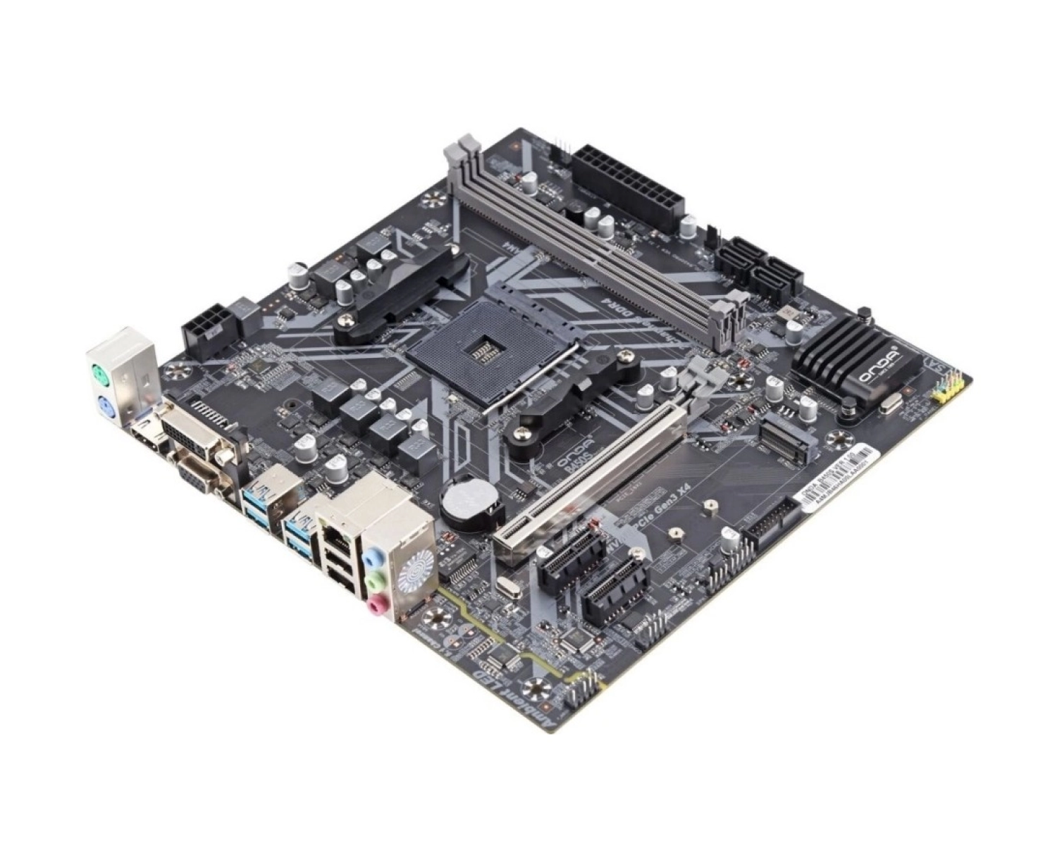 Arktek Alpha Force, Ak-B450M Eg, 2Xddr4, M.2, D-Sub, Dvı, Hdmı, Am4 Soket Anakart - Görsel 2