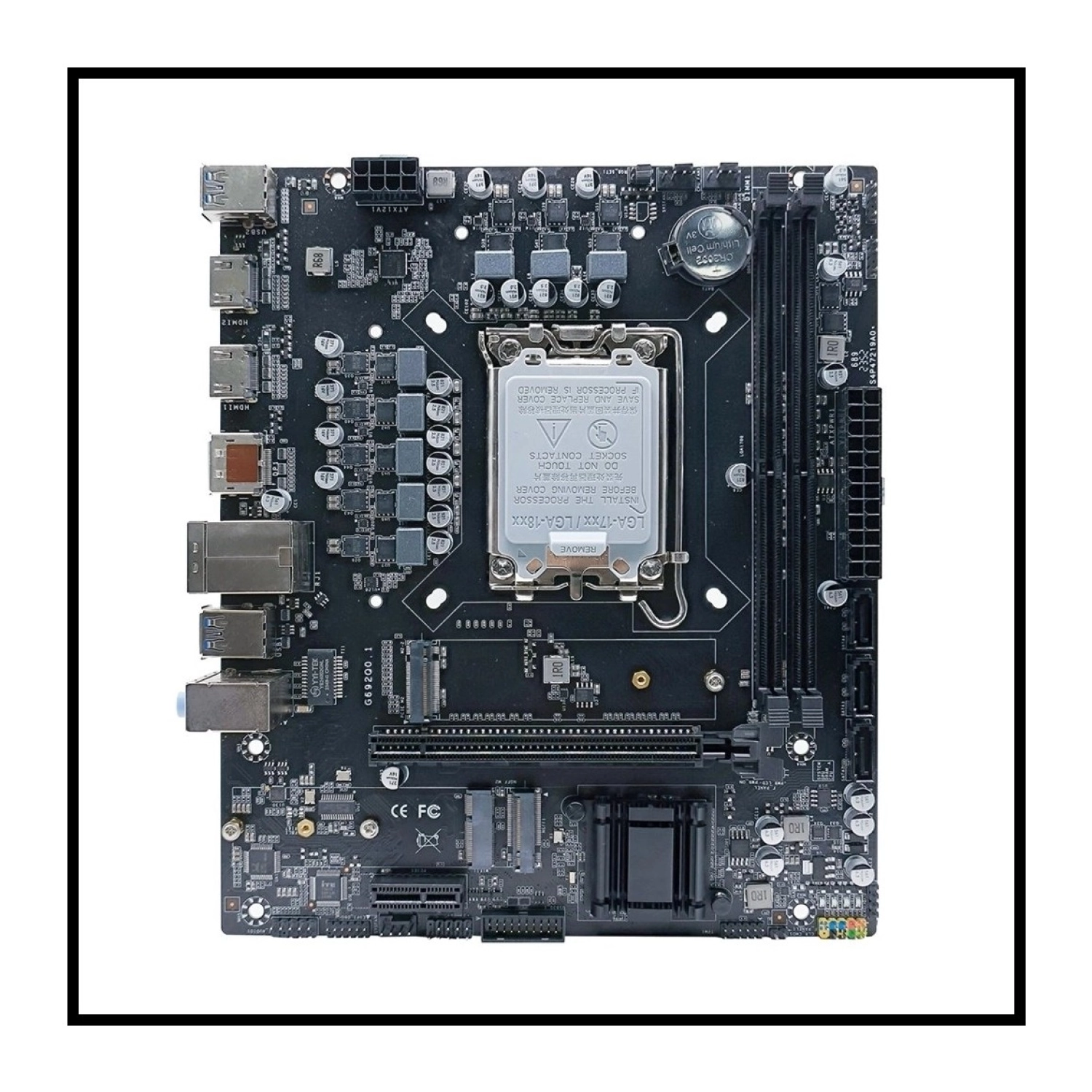 Arktek Alpha Force, Ak-H510M Eg Vs, 2Xddr4, M.2, 2X Hdmı, Dp, 10-11.Nesil, Lga1200 Soket, Anakart - Görsel 2