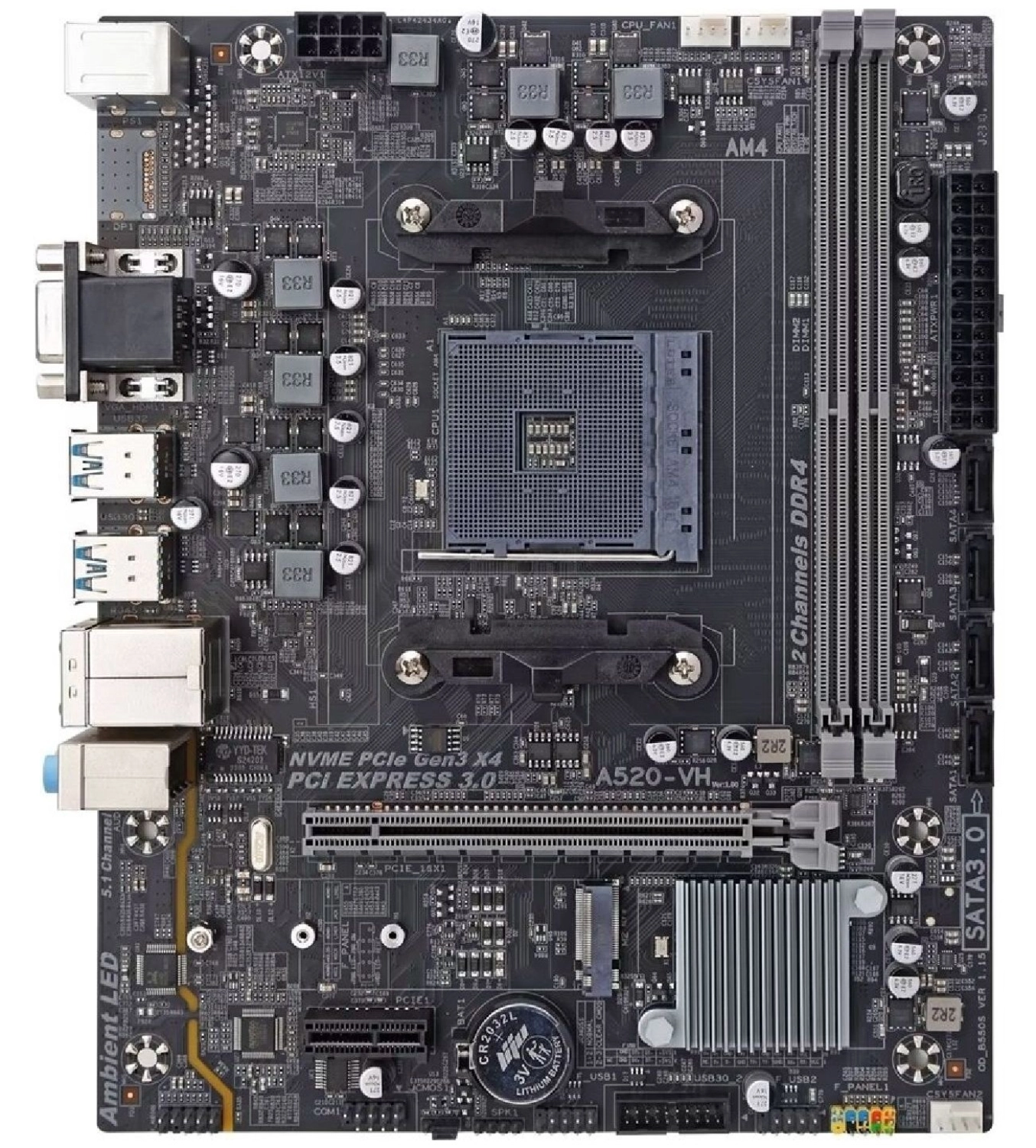 Arktek Am4 A520 64 Gb Ddr4 3200Mhz -Atx Anakart - Görsel 2