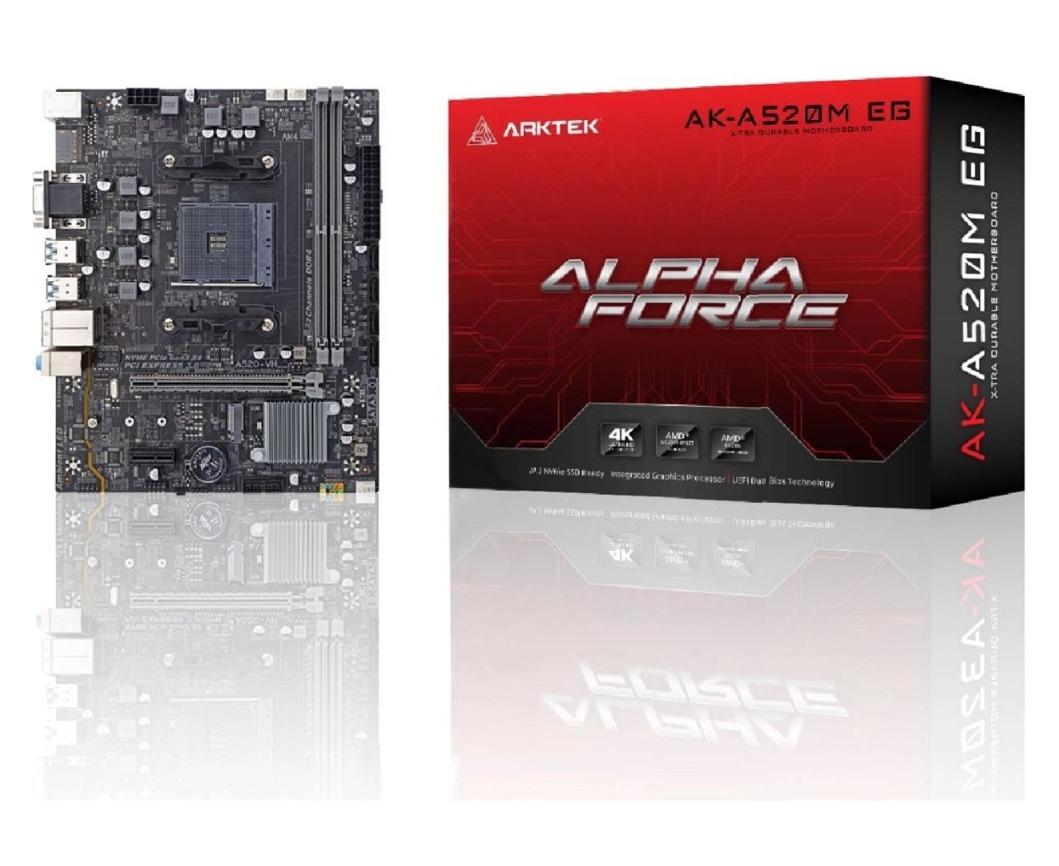 Arktek Am4 A520 64 Gb Ddr4 3200Mhz -Atx Anakart ürün görseli