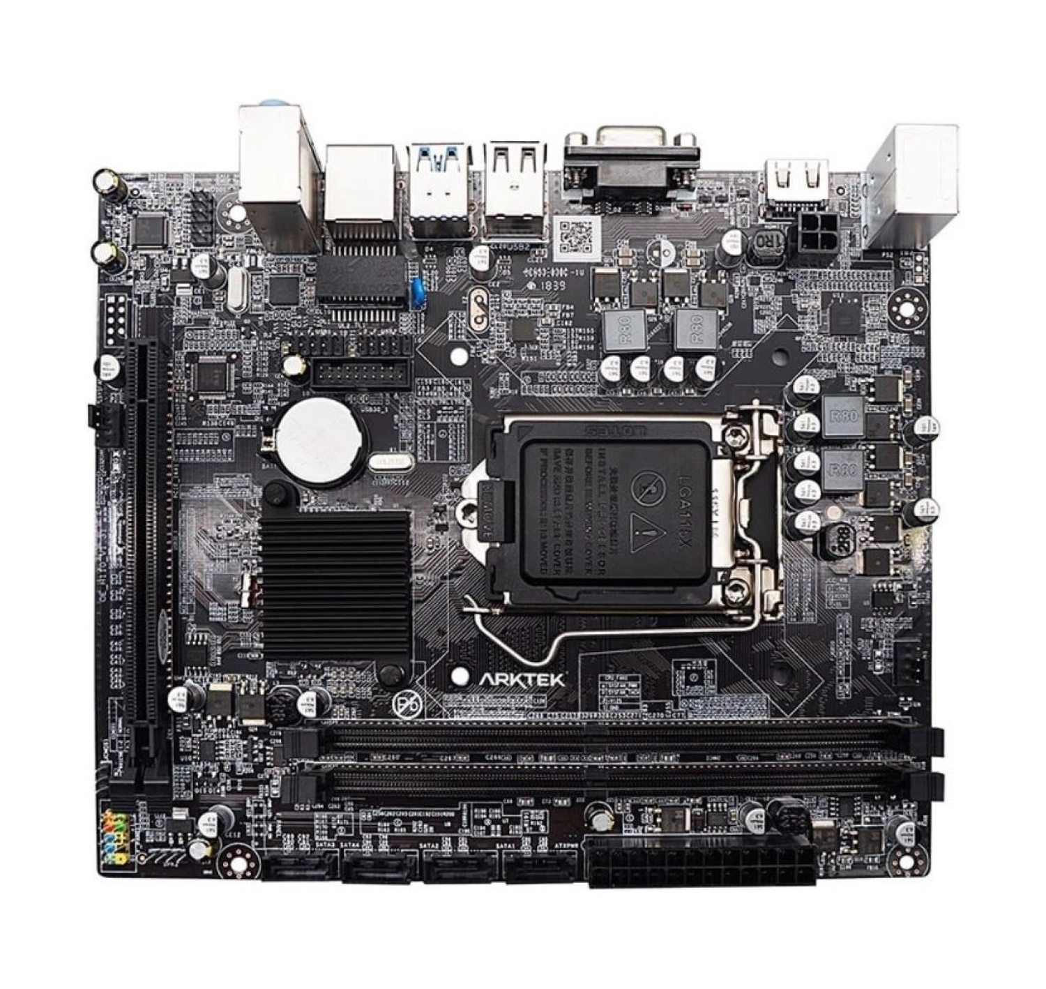 Arktek Mbı Arktek Alpha Force Ak-H110M Eg H110 Chip 2Xddr4 D-Sub Hdmi 7.Nesil Anakart - Görsel 3