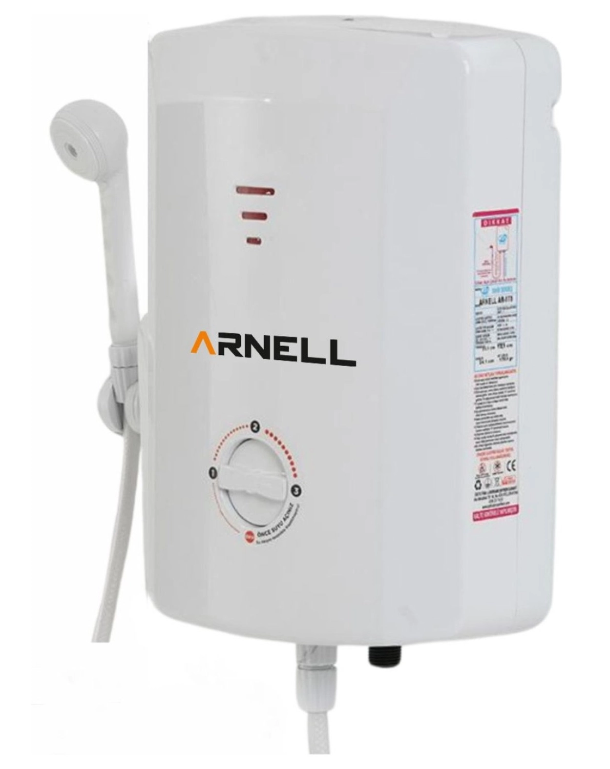 Arnell Elektirikli Ani Su Isıtıcısı Banyo Ve Mutfak Şofbeni -7500 Watt ürün görseli
