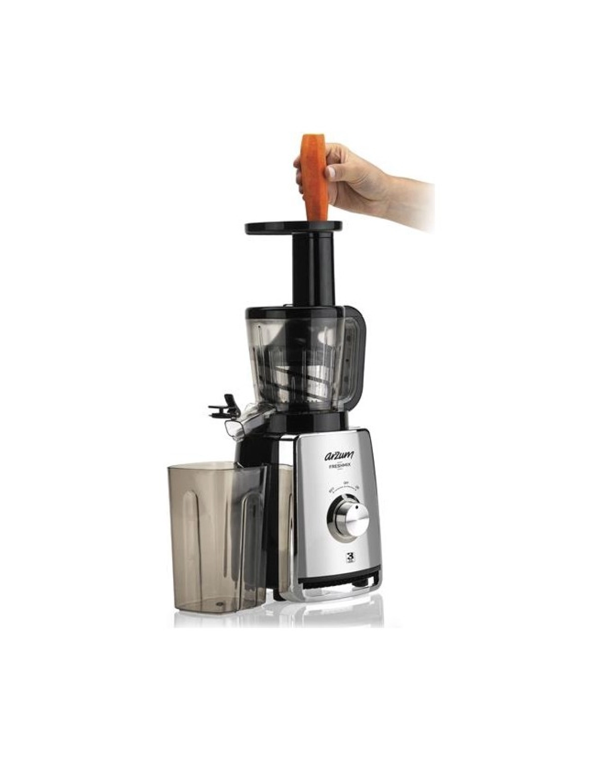 Arzum Ar1050 Freshmix Slow Juicer 150 W Yavaş Sıkım Katı Meyve Sıkacağı - Görsel 4