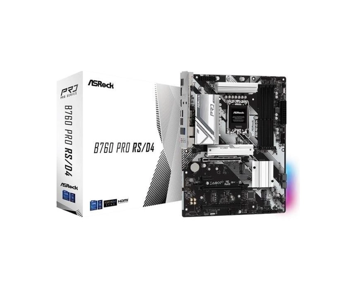 Asrock B760 Pro D4 Ddr4 Hdmı-Dp Pcıe 4.0 1700P Atx ürün görseli