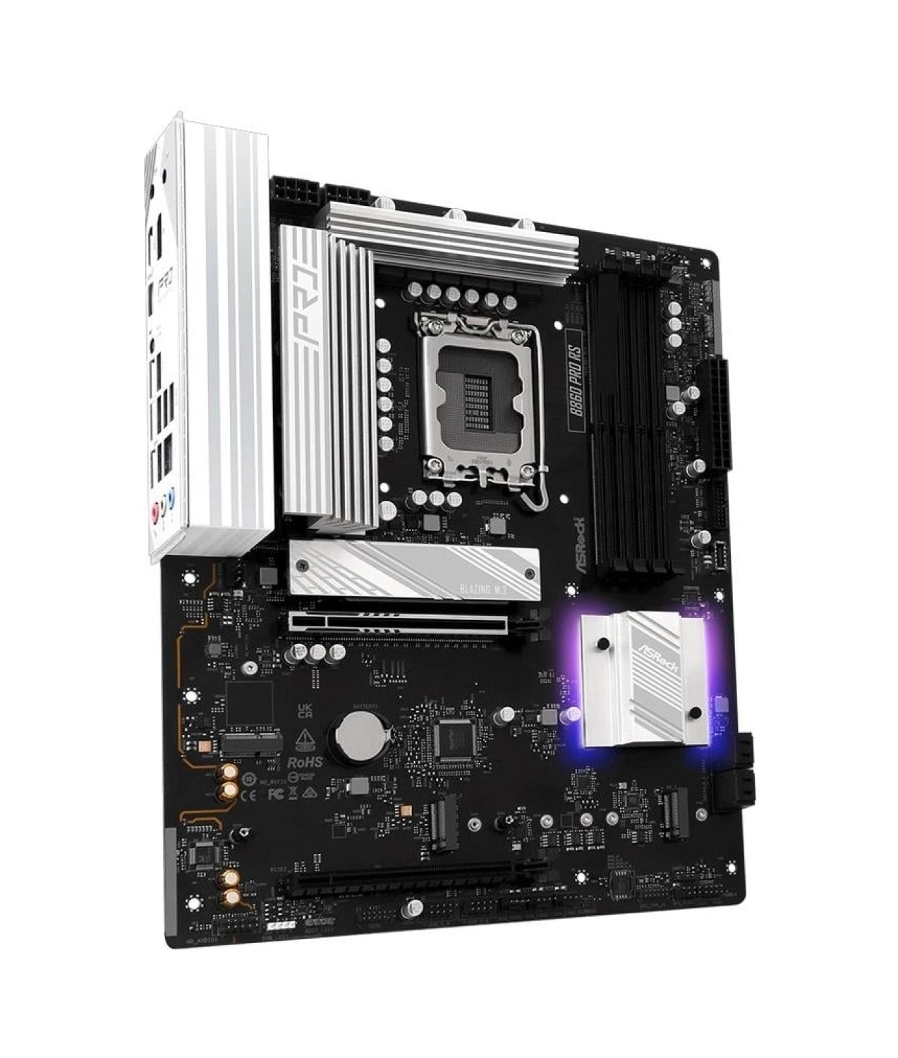 Asrock B860 Pro Rs Intel B860 Soket 1851 Ddr5 8666Mhz (Oc) M.2 Anakart - Görsel 4