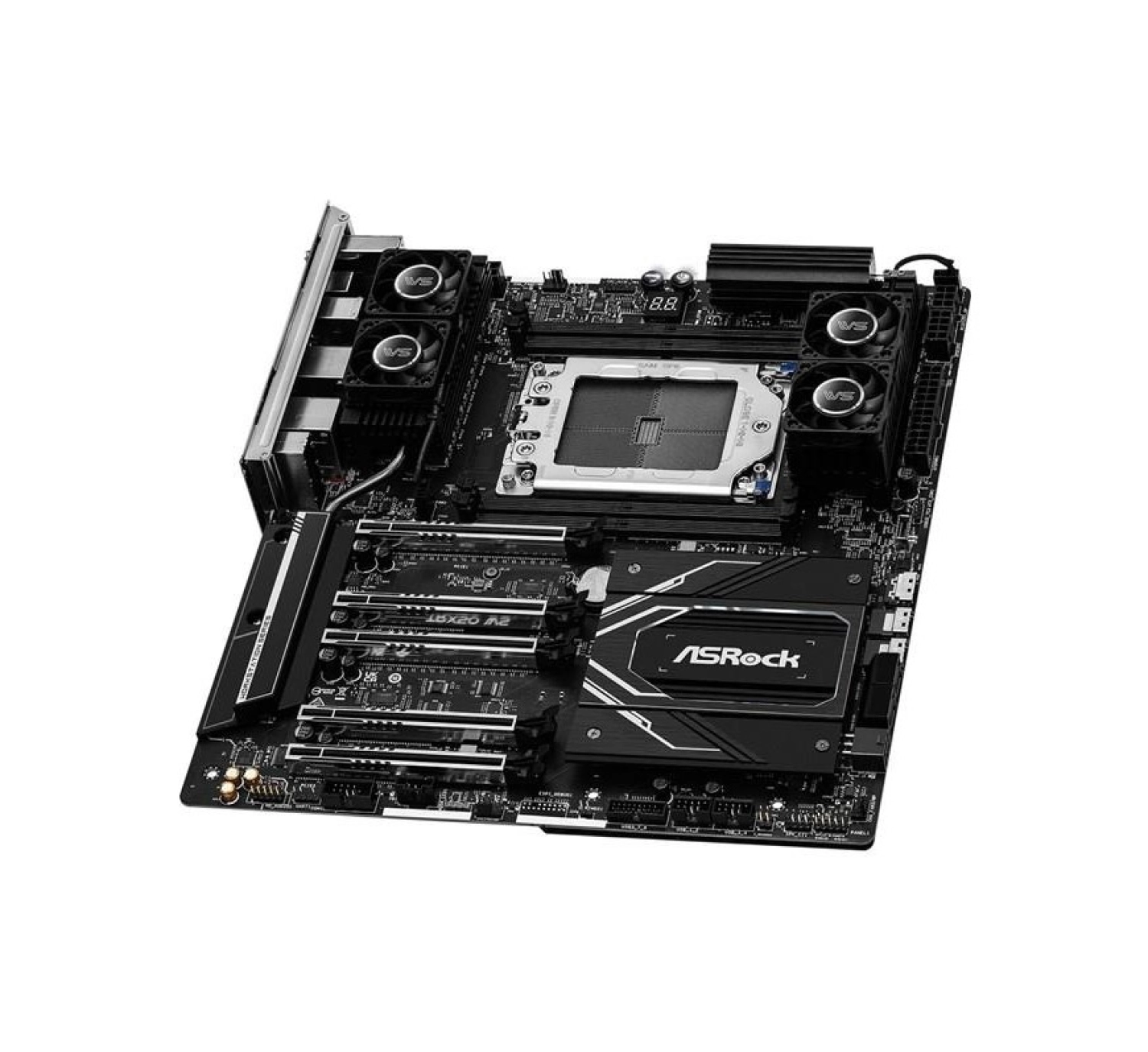 Asrock Trx50 Wıfı-6E Ws Ecc Ddr5 10-Gbe Lan Pcıe 5.0 Str50 Atx Anakart - Görsel 3