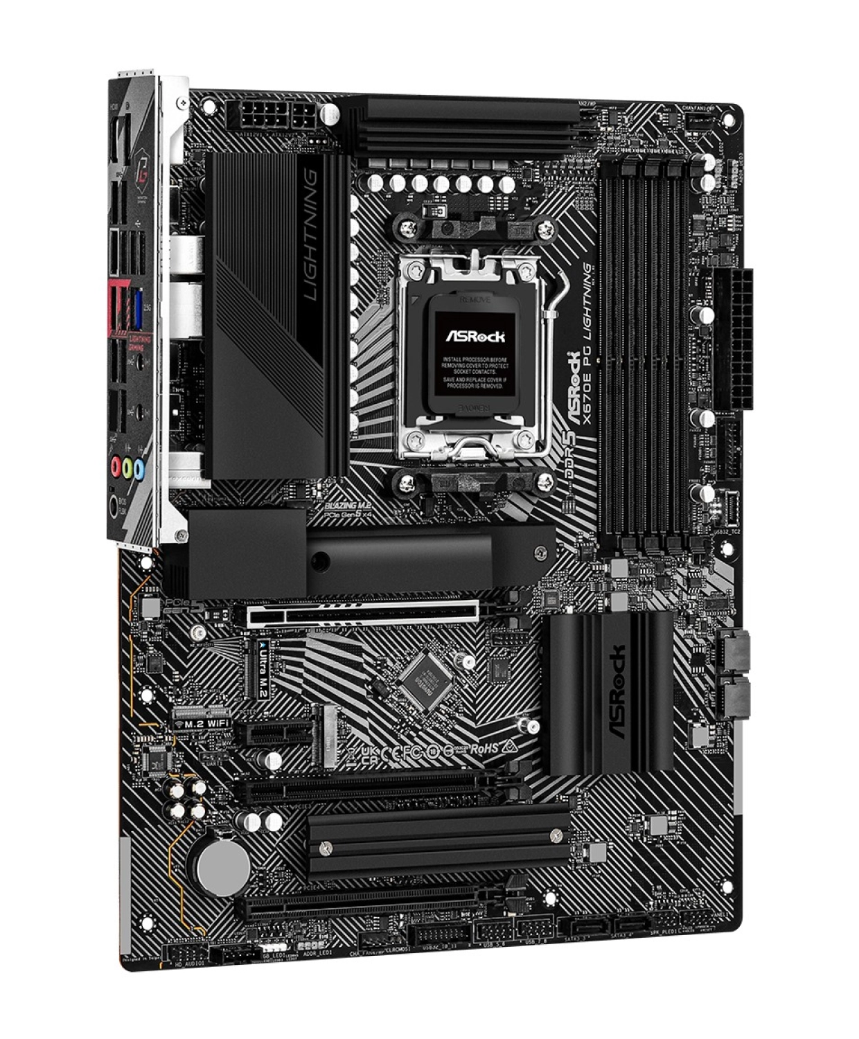 Asrock X670 E Pg Lightning Am5 Soket Anakart - Görsel 3