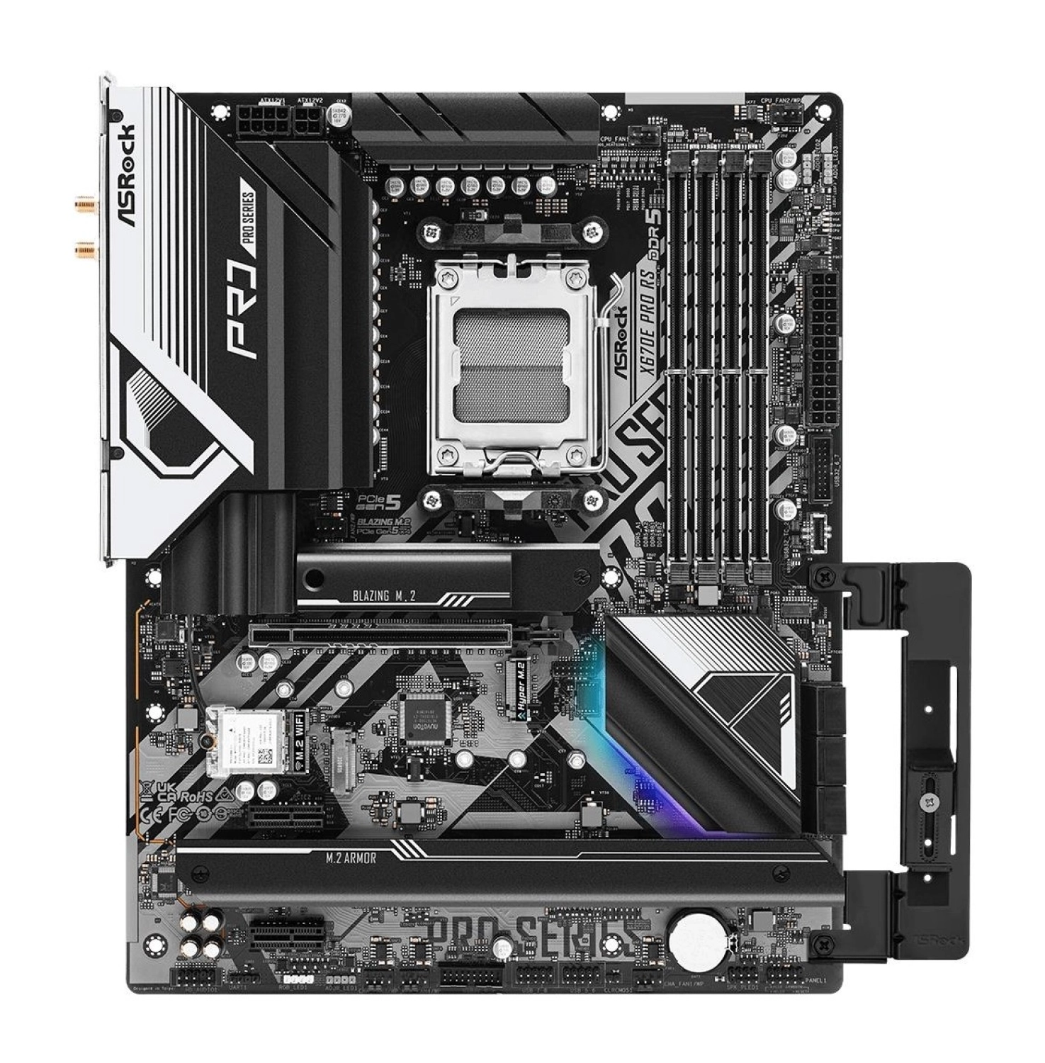 Asrock X670E Pro Rs Wıfı Ddr5 Soket Am5 Anakart - Görsel 2