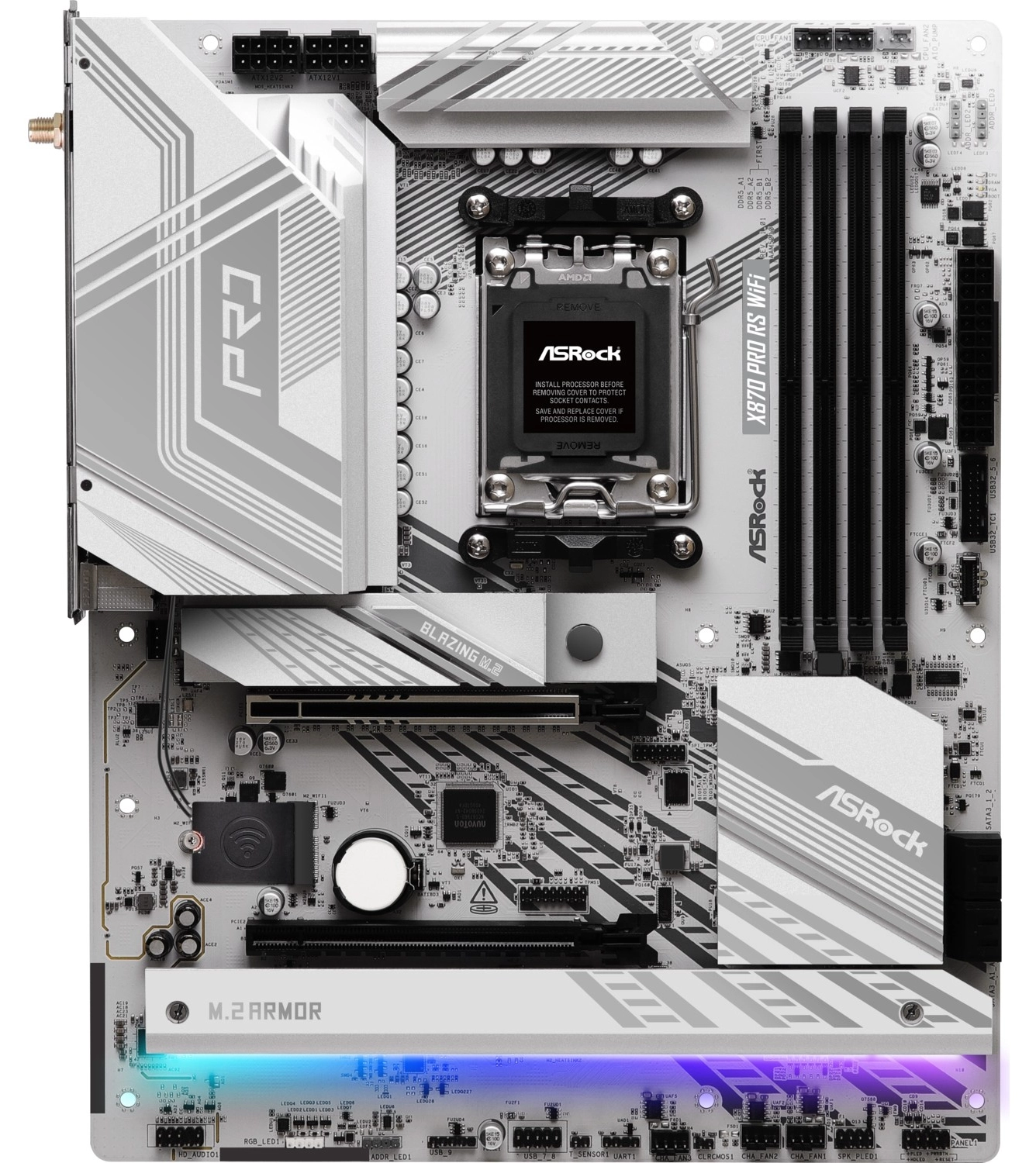 Asrock X870 Pro Rs Wifi Atx Anakart - Görsel 2