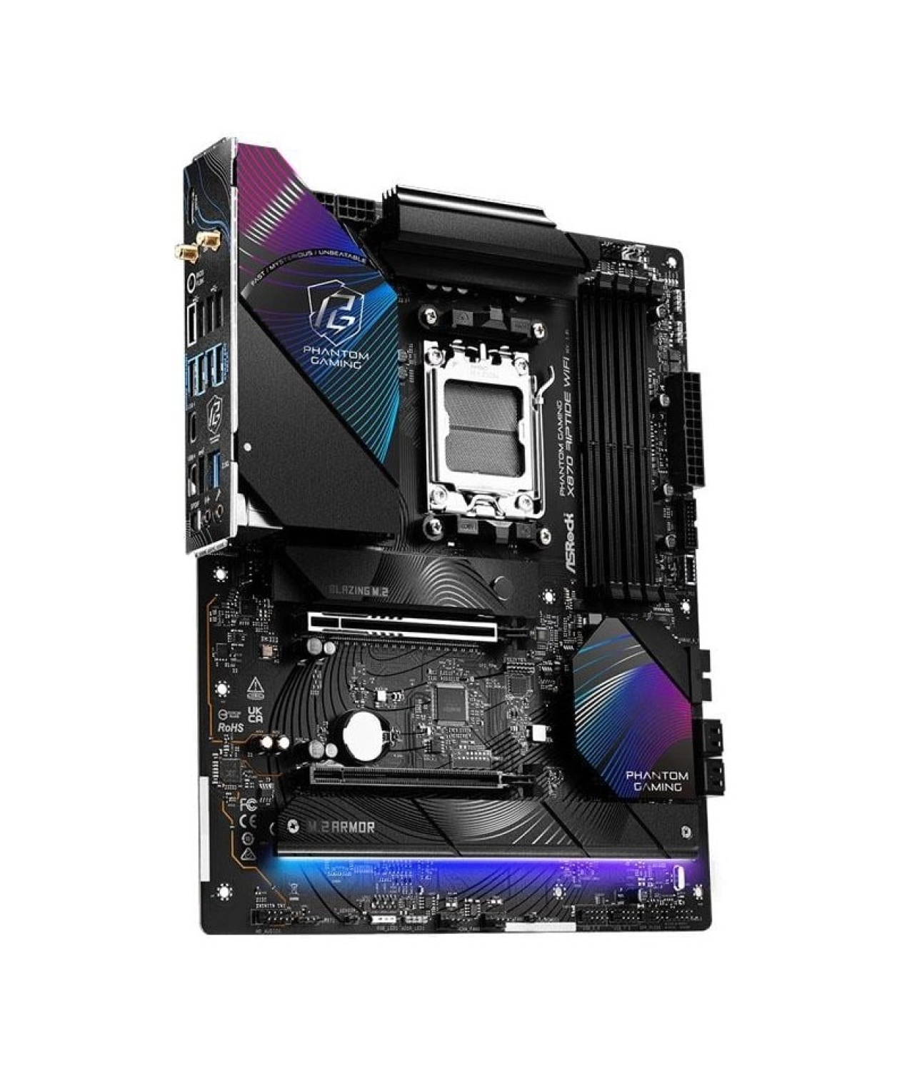 Asrock X870 Rıptıde Amd X870 Soket Am5 Ddr5 8000Mhz (Oc) M.2 Anakart - Görsel 4