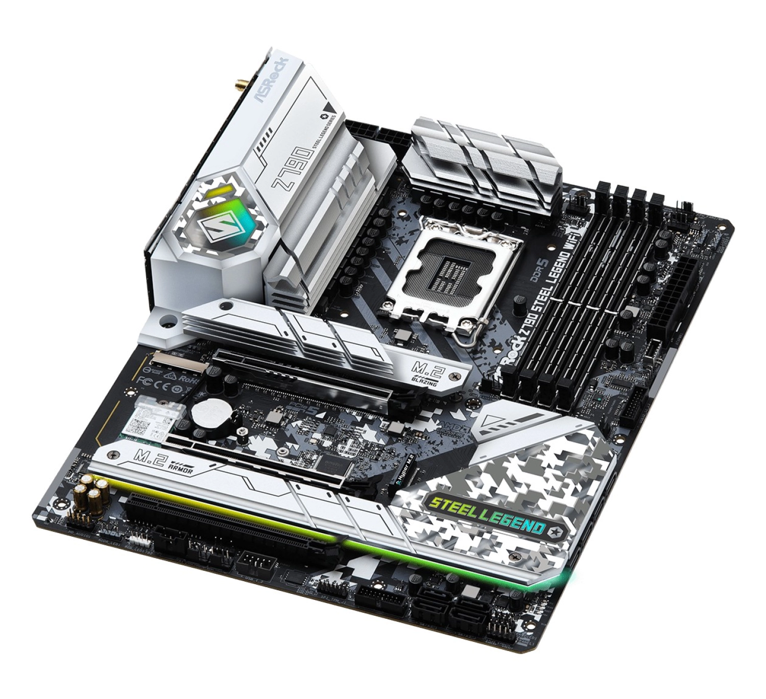 Asrock Z790 Steel Legend Wifi Ddr5 7200+ Mhz (Oc) Lga1700 Atx Anakart - Görsel 4