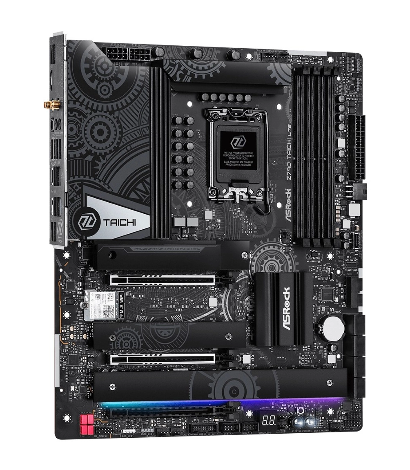 Asrock Z790 Taichi Lite 90-Mxbmf0-A0Uayz Intel Z790 Soket 1700 Ddr5 7200(Oc)Mhz Eatx Gaming (Oyuncu) Anakart - Görsel 5