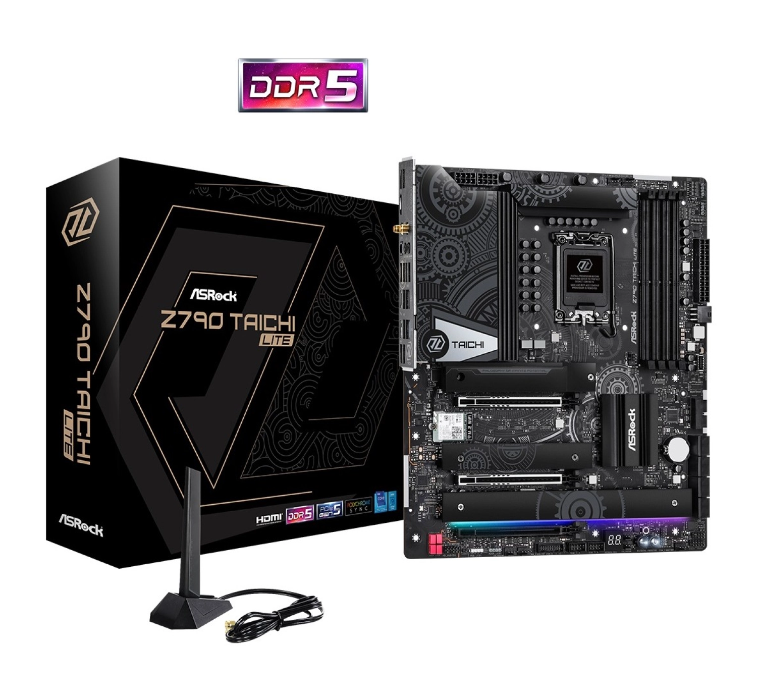 Asrock Z790 Taichi Lite 90-Mxbmf0-A0Uayz Intel Z790 Soket 1700 Ddr5 7200(Oc)Mhz Eatx Gaming (Oyuncu) Anakart ürün görseli