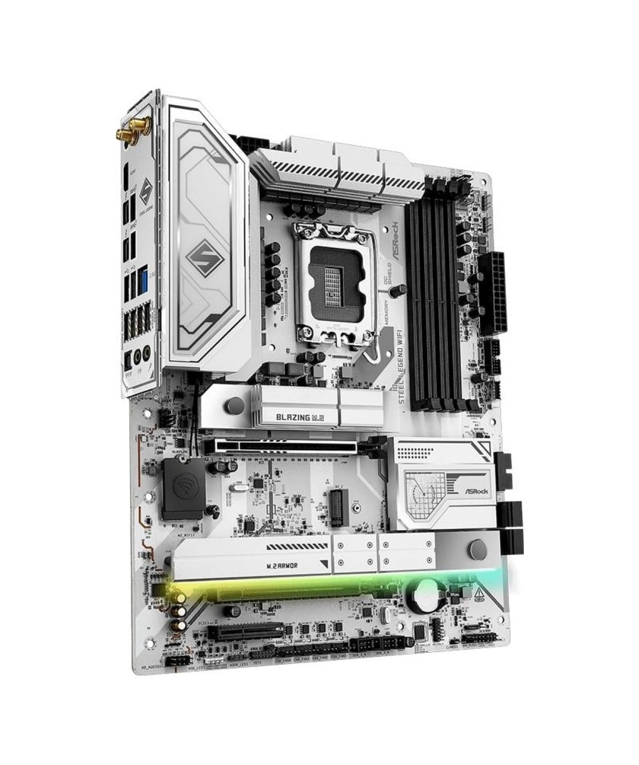 Asrock Z890 Steel Legend Wıfı Intel Z890 Soket 1851 Ddr5 9000Mhz (Oc) M.2 Anakart - Görsel 3