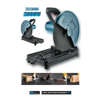 Assur 2000W Bakır Sargılı Metal Şanzıman 355 Mm Profil Metal Kesme Makinesi