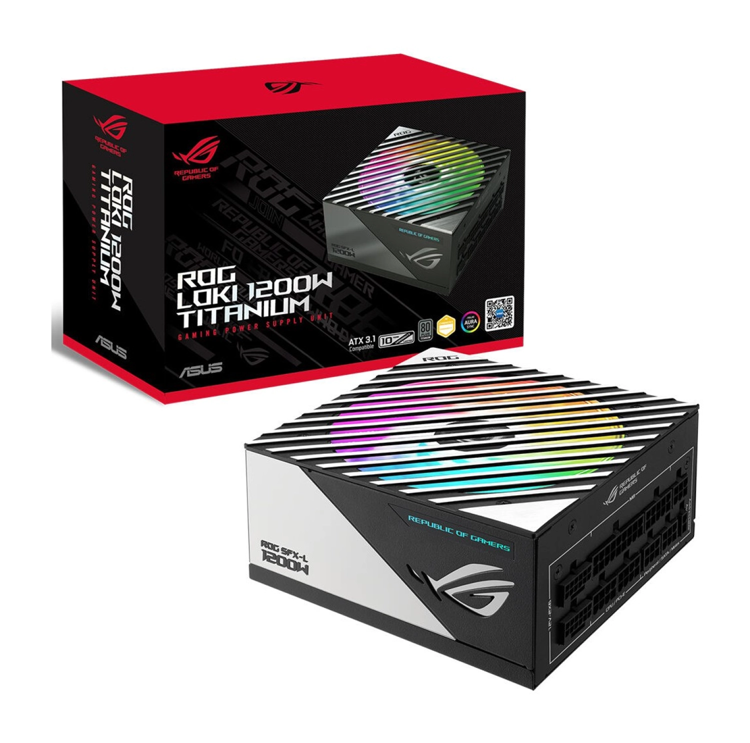 Asus 1200W 80+ Tıtanıum Rog-Loki-1200T-Sfx-L-Gaming Sfx-L Tam Modüler Power Supply ürün görseli