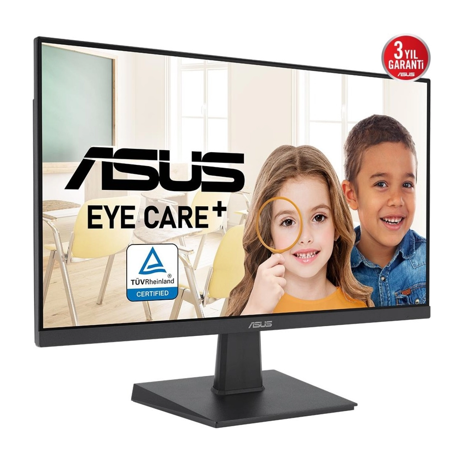 Asus 23.8" Va24Ehf 100Hz 1Ms Hdmi Eyecare Flickerfree Ips Fhd Monitör - Görsel 5