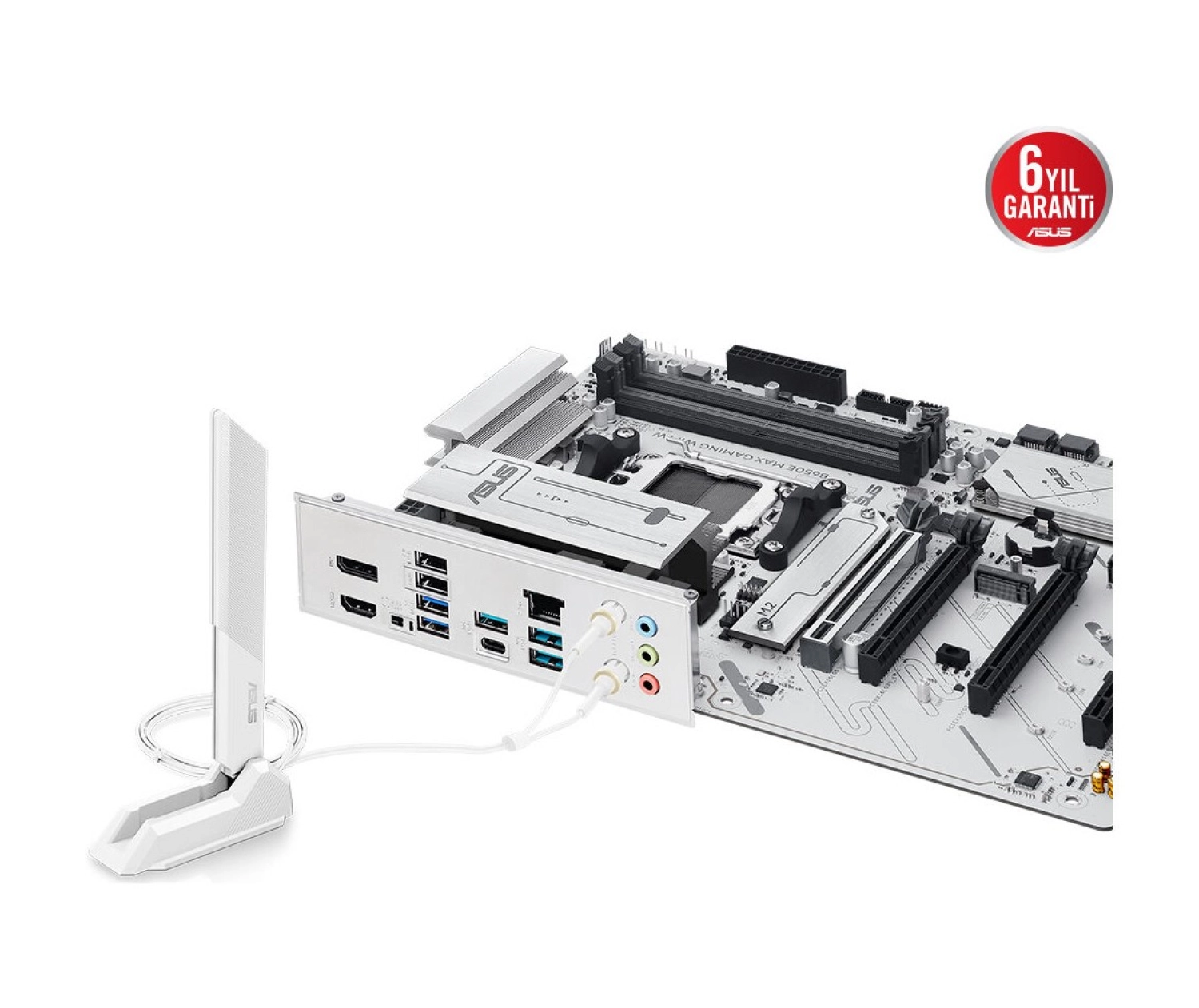 Asus B650E Max B650 256 Gb 8000 Mhz Ddr5 Amd Soket Am5 Atx Anakart - Görsel 5