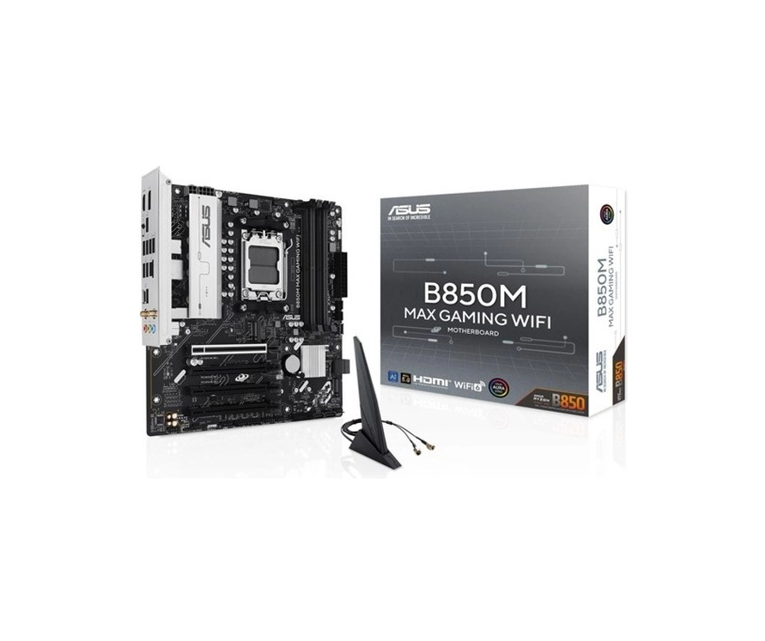 Asus B850M Max Gaming Wıfı6 Ddr5 Hdmı-Dp Typec Pcıe 5.0 Am5 Matx ürün görseli