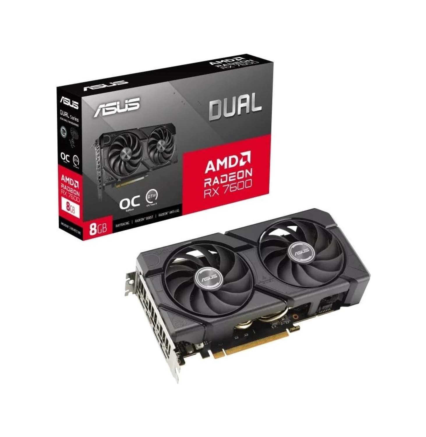 Asus Dual-Rx7600-O8G-Evo 8Gb 128Bit Vga ürün görseli