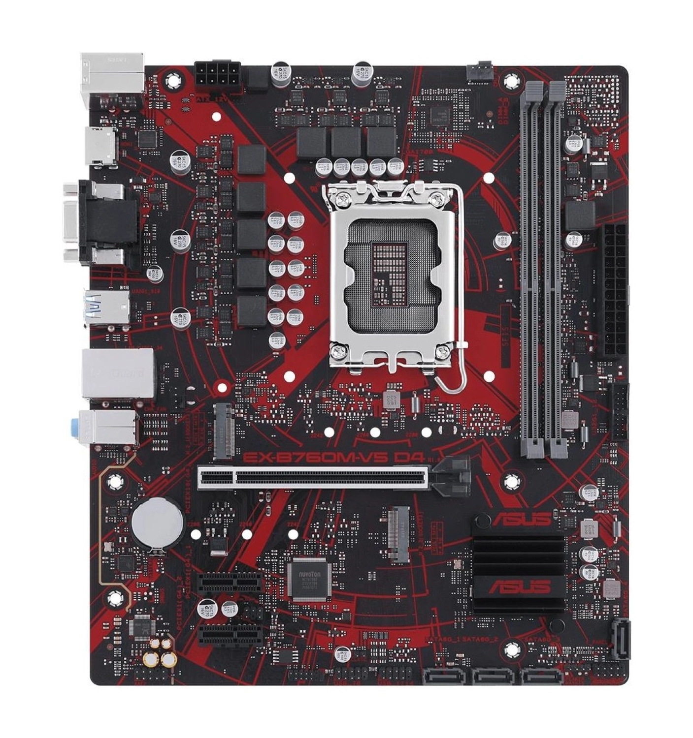 Asus Ex-B760M-V5 D4-Csm Intel B760 Lga1700 Ddr4 Matx Anakart - Görsel 2