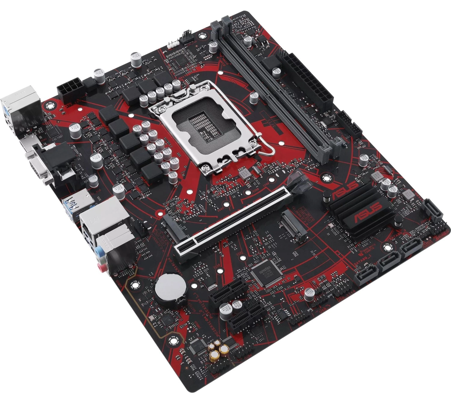 Asus Ex-B760M-V5 Intel B760 Lga1700 Ddr5 8000 Hdmi Vga Çift M2 Usb3.2 2.5Gbit Lan Matx (Ex-B760M-V5) Anakart - Görsel 2